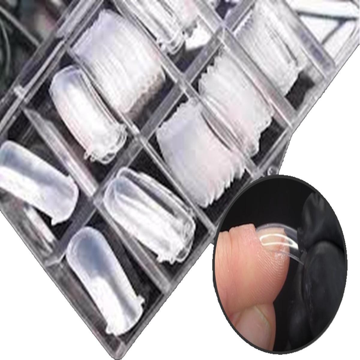 Miniatura Kit Unhas Gel Poligel Polygel Unhas Molde F1 Acrilico rosa - Rosa - 14