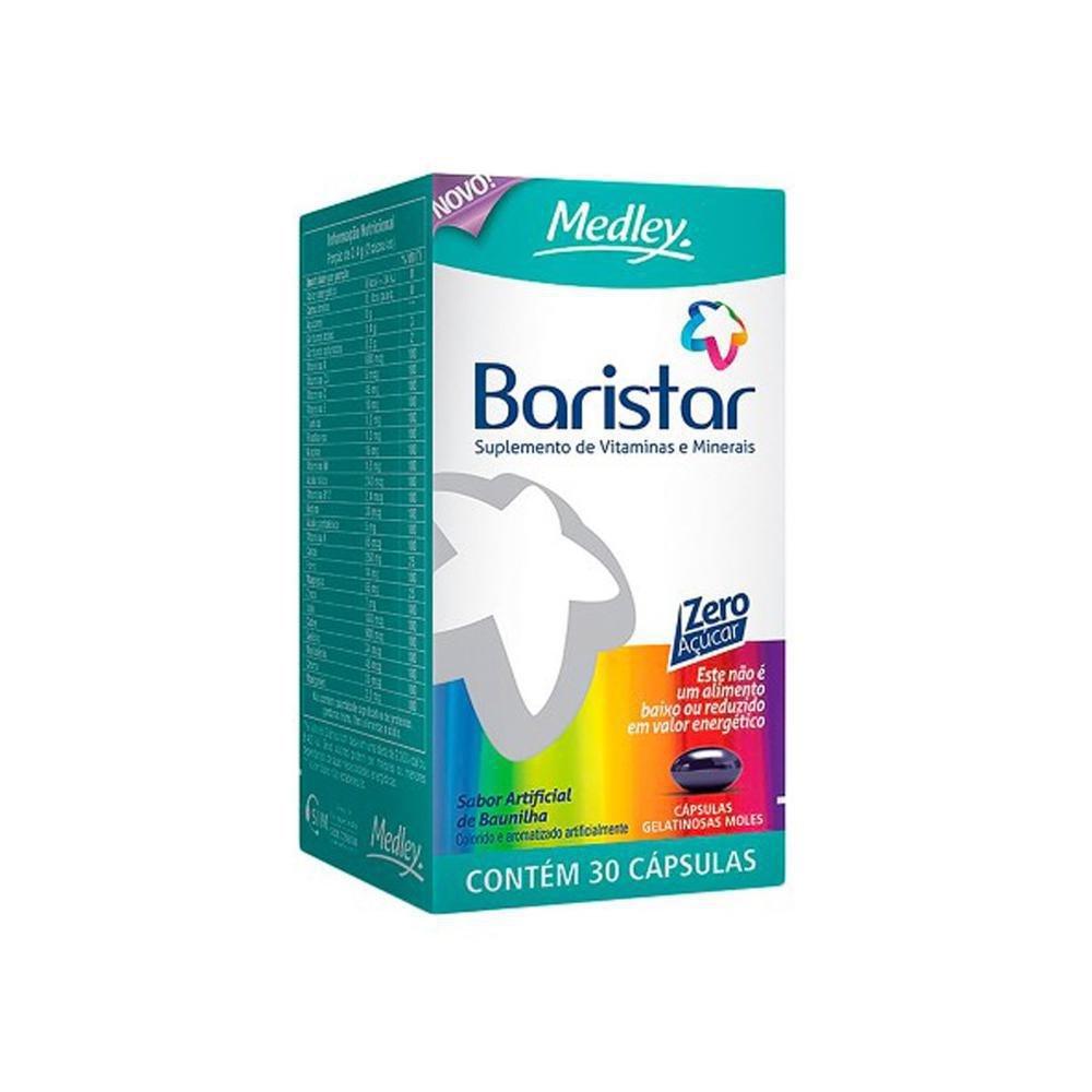 Miniatura Baristar Zero Açúcar Baunilha 30 Cápsulas Gel Mole