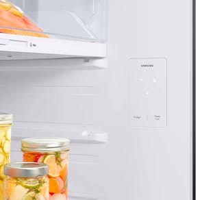 Geladeira Smart Samsung Frost Free Duplex RT42 com SpaceMax e All Around Cooling 411L Bivolt - Black Inox