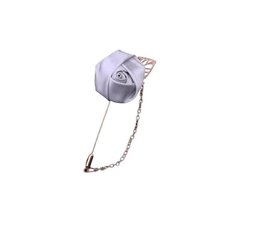 Miniatura Lapela Broche De Tecido Terno Casamento Noivo Padrinho Flor
