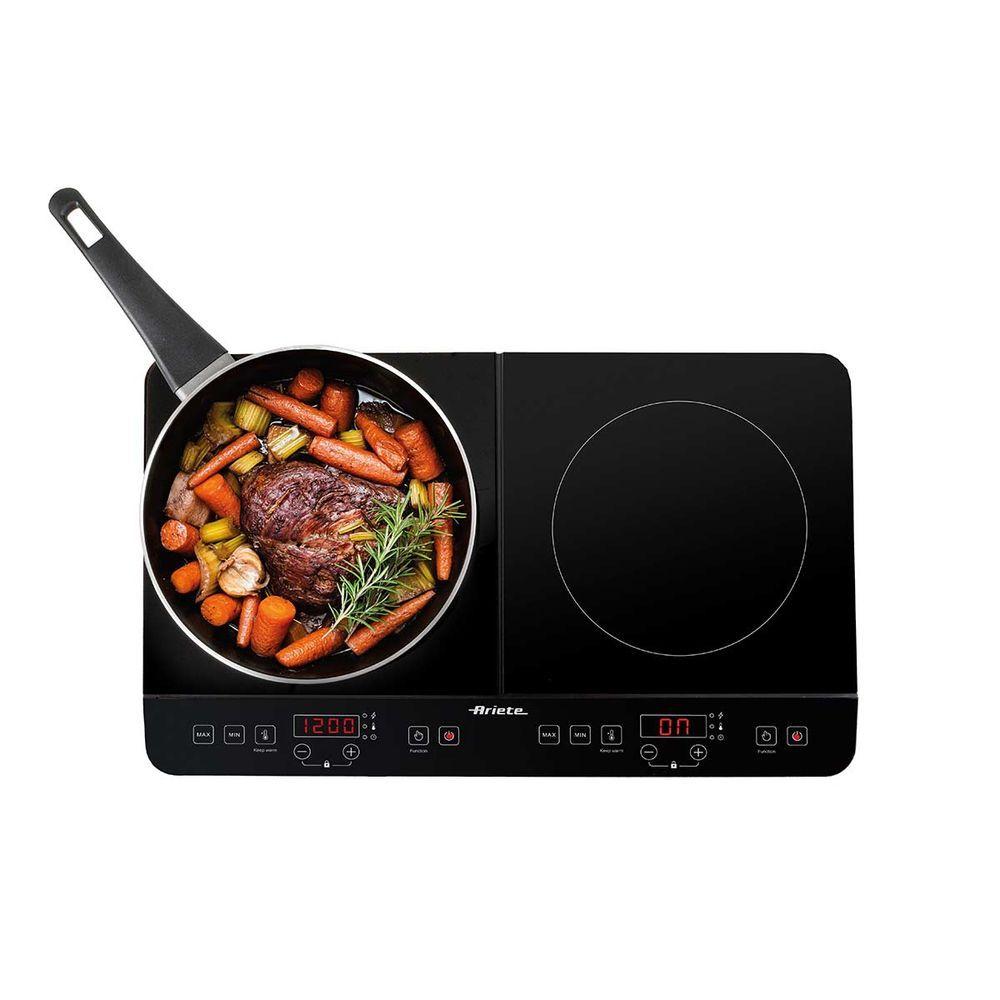 Miniatura Cooktop Elétrico Para Indução Com 2 Queimadores 127V Ariete
