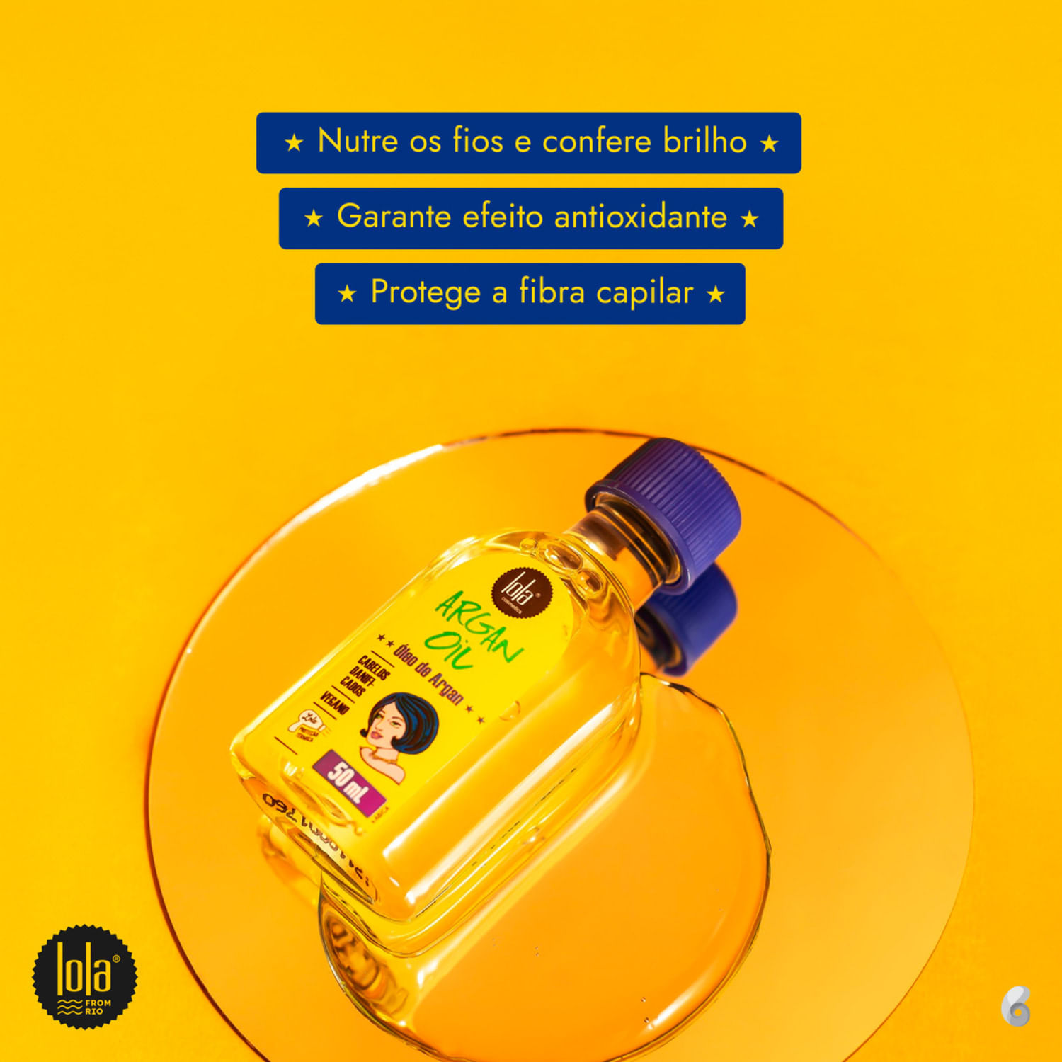 Miniatura Kit Lola Cosmetics Argan Oil Home Care Duo (2 Produtos)