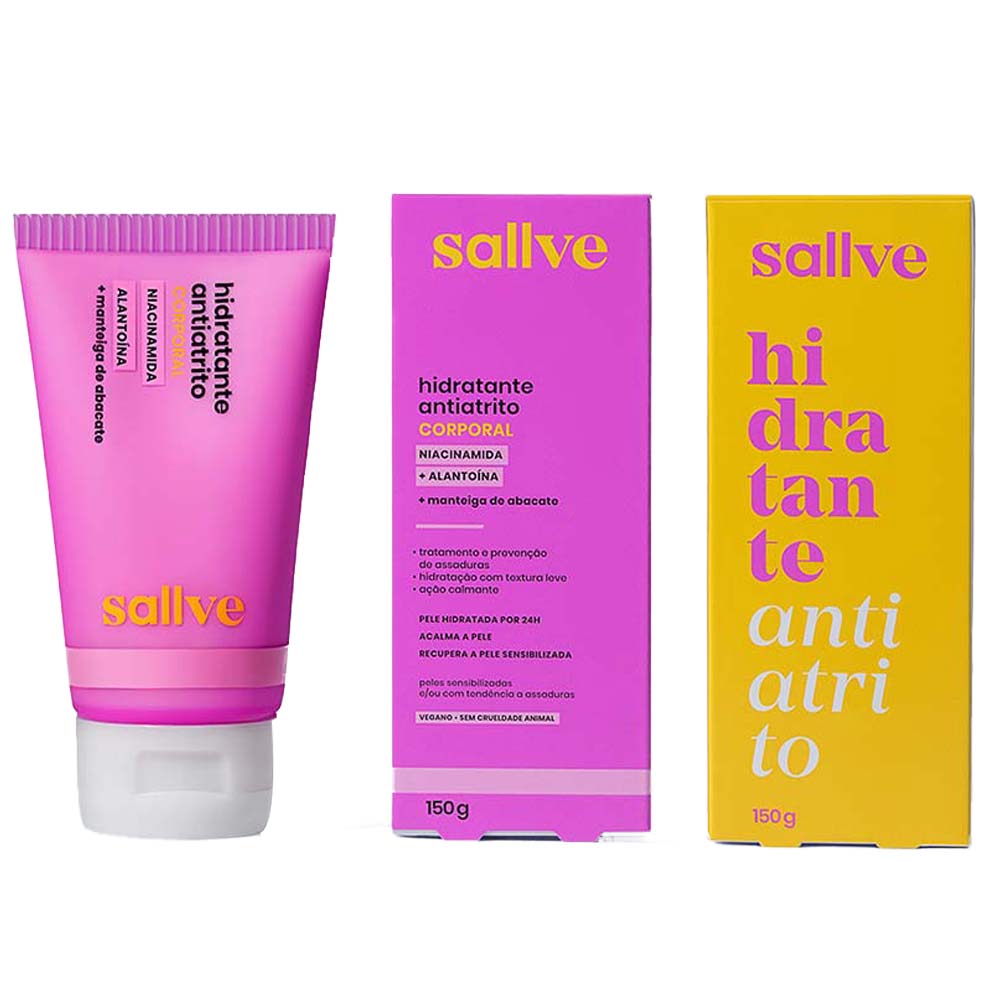 Miniatura Creme Hidratante Corporal Sallve Antiatrito 150g