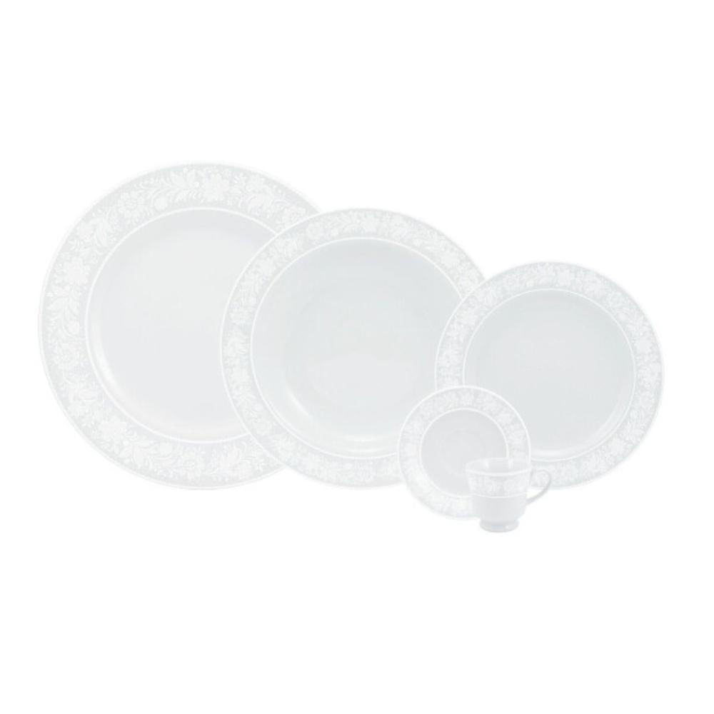 Miniatura Jogo de Jantar 60 Peças Café Noiva Porcelana Schmidt