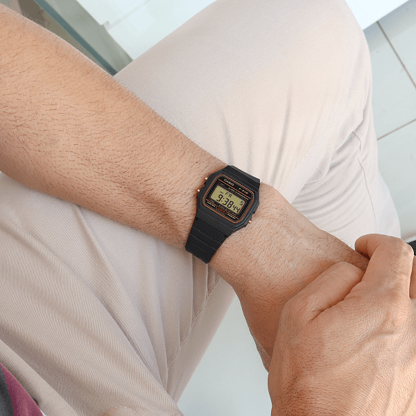 Relógio Digital Masculino Casio Preto F91WG9QDF