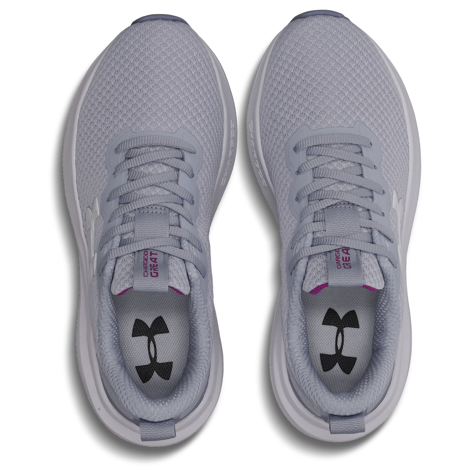 Miniatura Tênis de Corrida Under Armour Charged Great Feminino 34 Azul