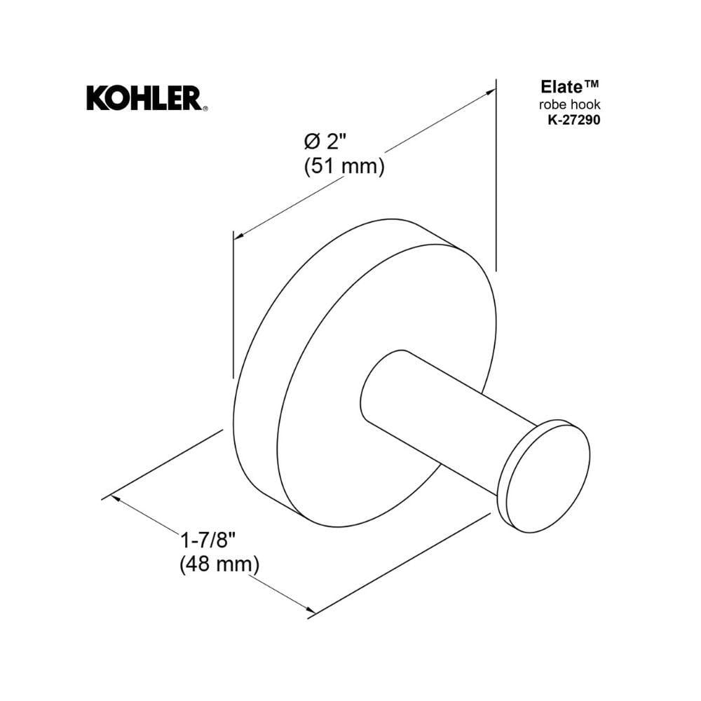 Miniatura Cabide Elate Cromado Kohler 27290br-cp