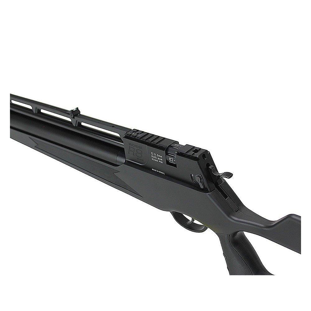 Carabina Pressão Pcp Rossi R8 Black Std 5,5 + Compressor