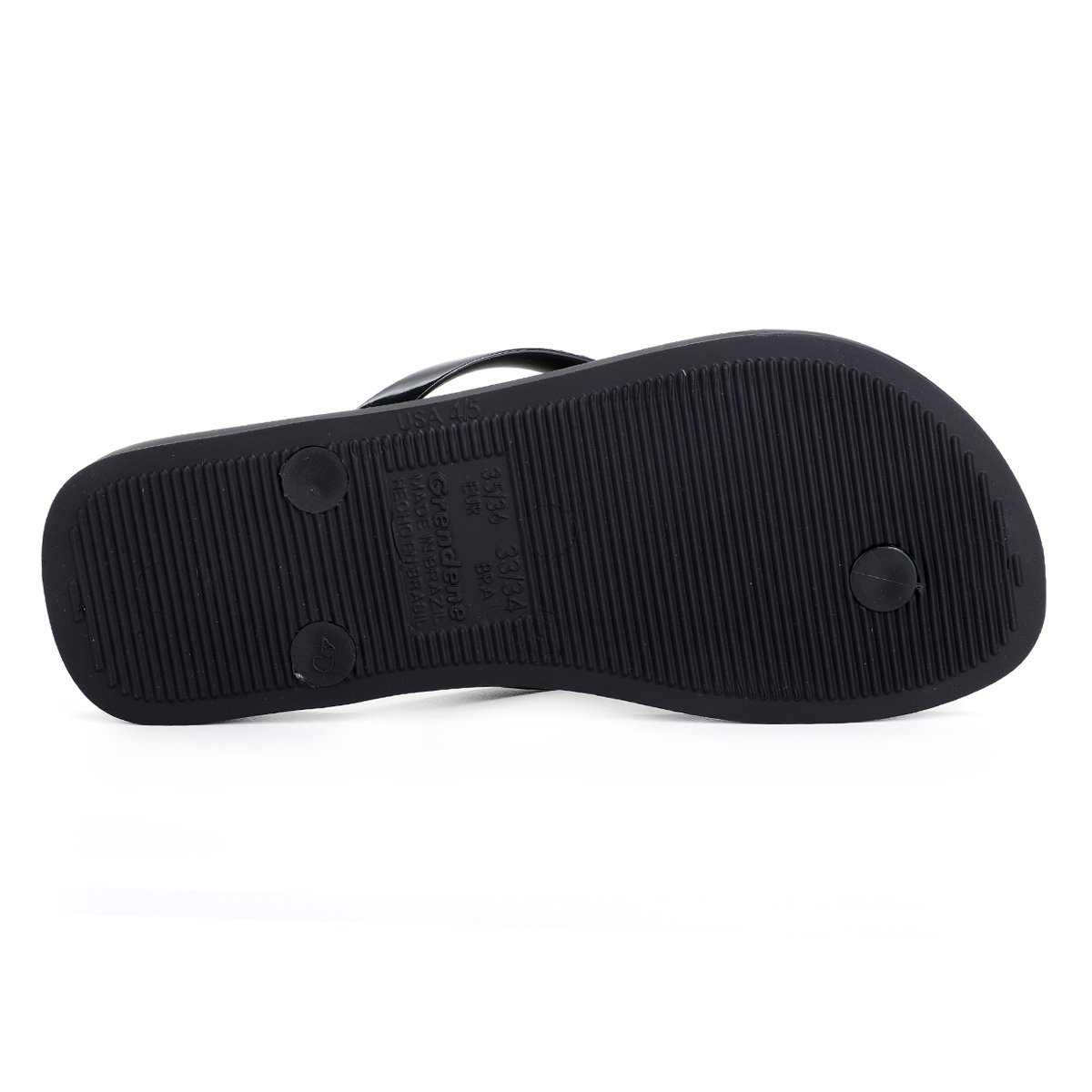 Miniatura Chinelo Infantil Grendene Kids Ipanema Now United Feminino Preto+Branco - 27/28