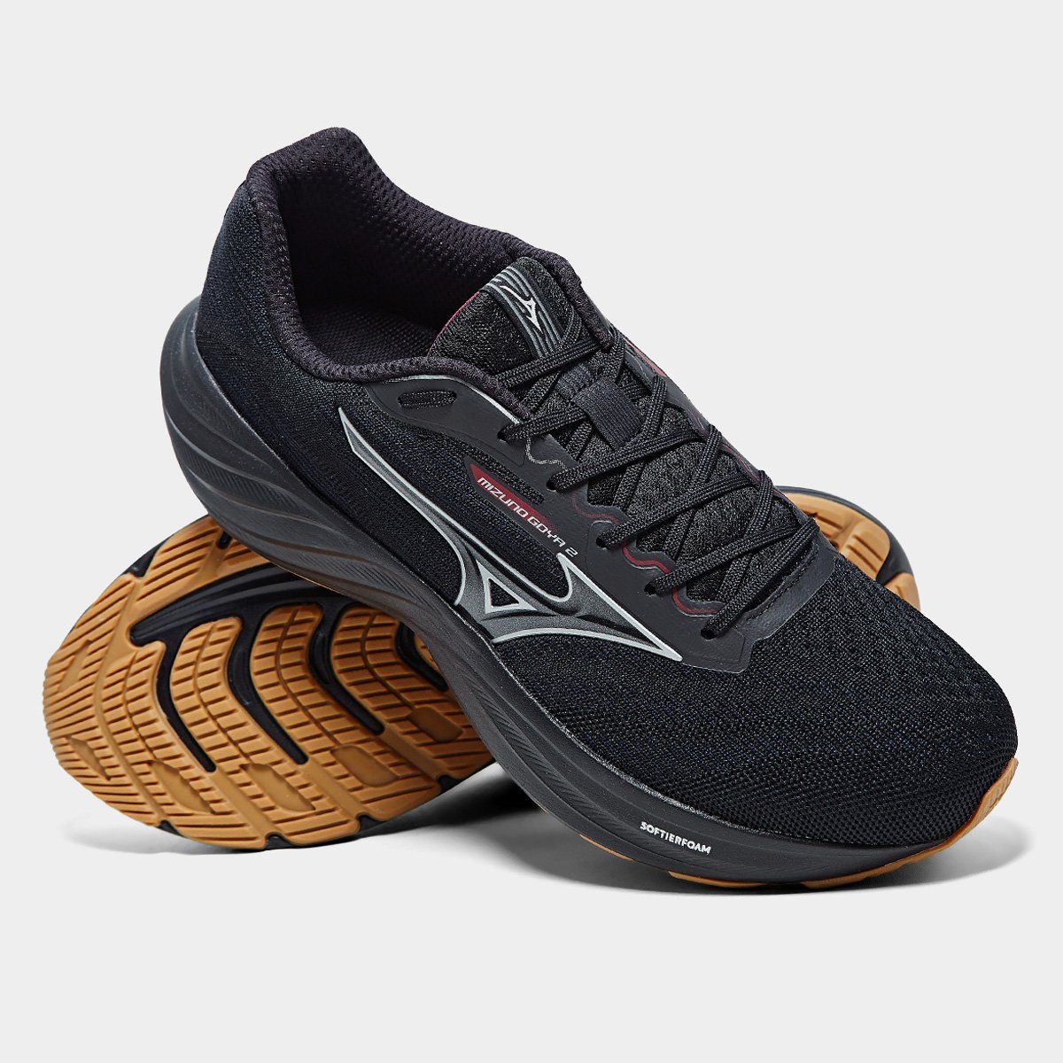 Miniatura Tênis Mizuno Goya 2 Masculino Preto+Chumbo - 39