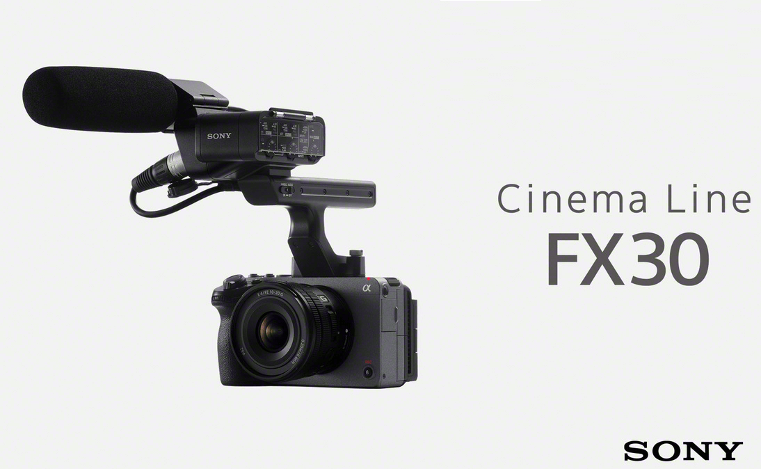 Câmera Sony FX30 Cinema Line 4K Super 35 (Corpo)