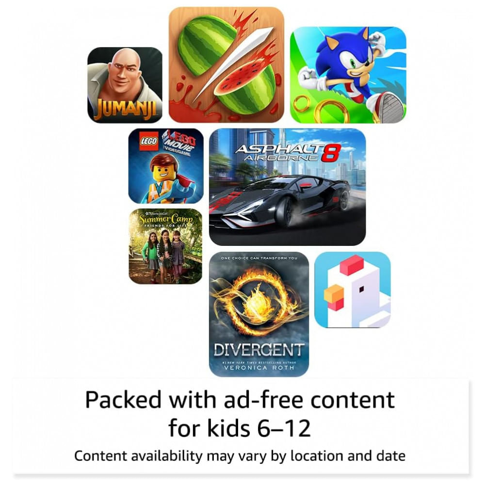 Miniatura Tablet Infantil 8 Polegadas HD 32 GB, Fire, Rosa
