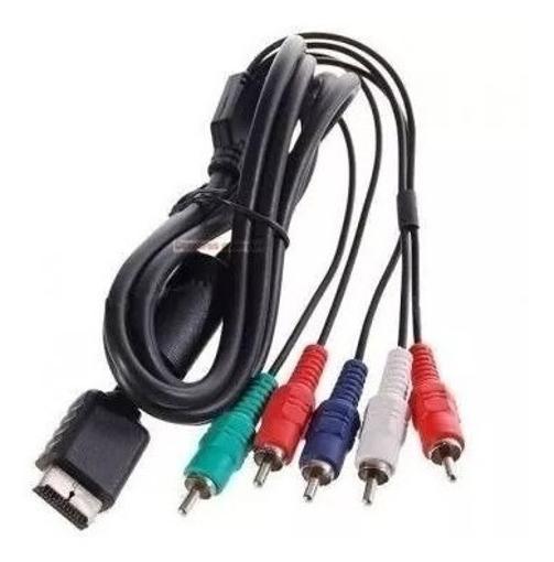 Miniatura Cabo Video Componente Ps2 E Ps3 Alta Definição Audio