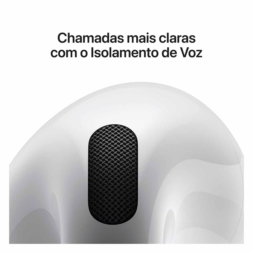Miniatura Apple AirPods (4ª Geração) com Cancelamento Ativo de Ruído Bivolt
