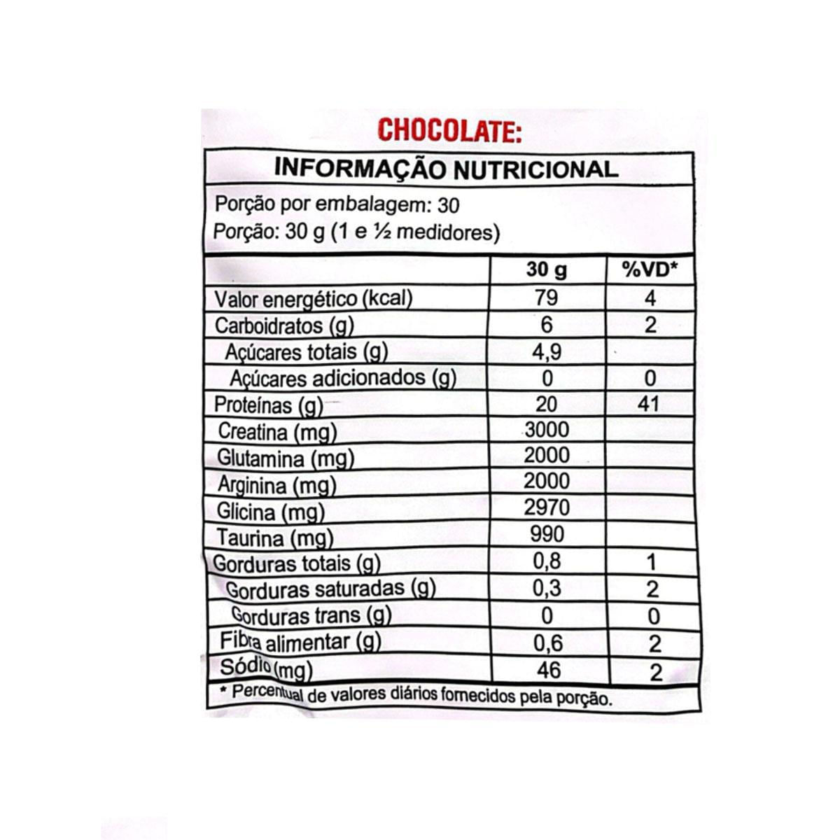 Miniatura Whey Protein 100% Power Bluster Sabor Chocolate Belga Refil