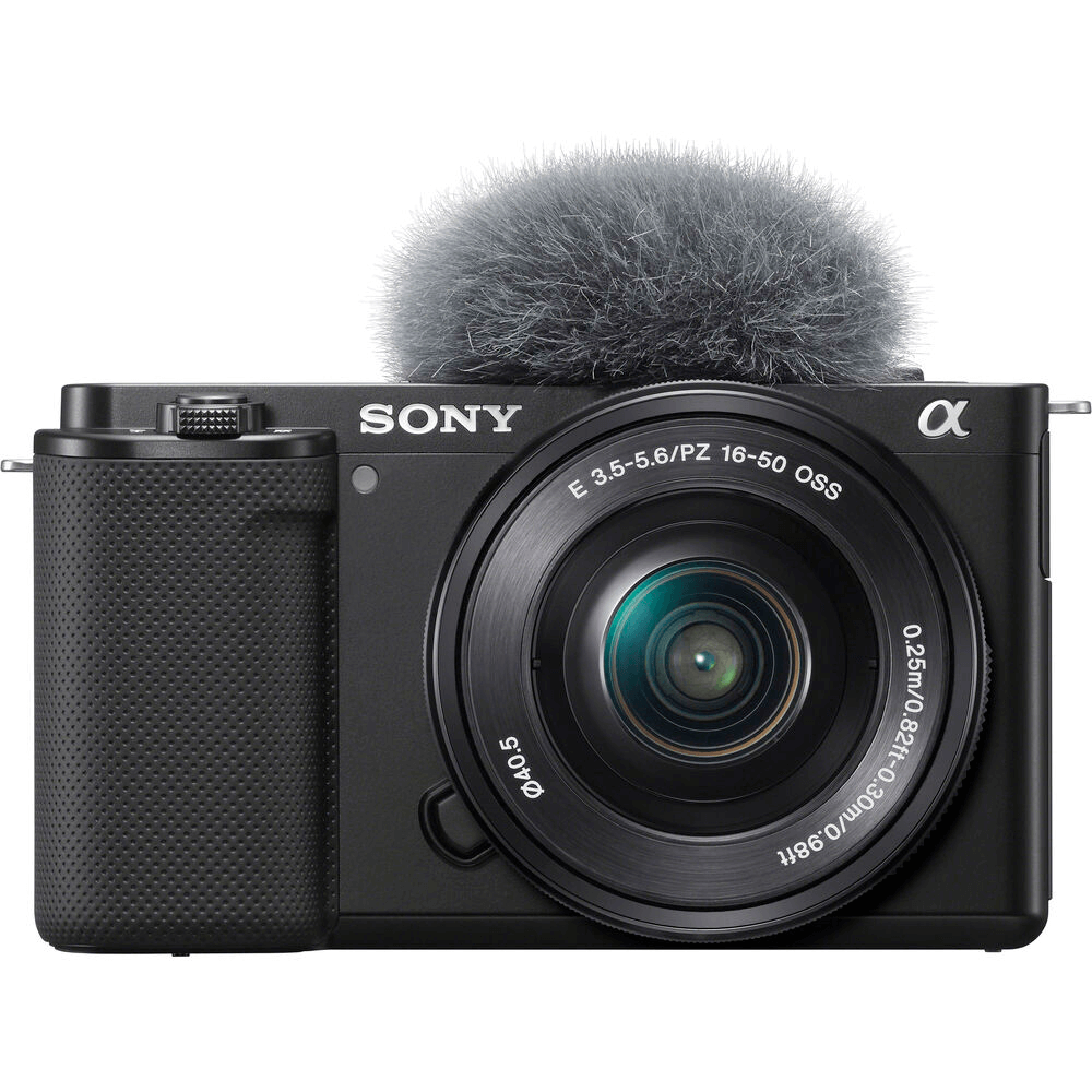 Câmera Sony ZV-E10 Mirrorless 4K com Lente 16-50mm (Preta)