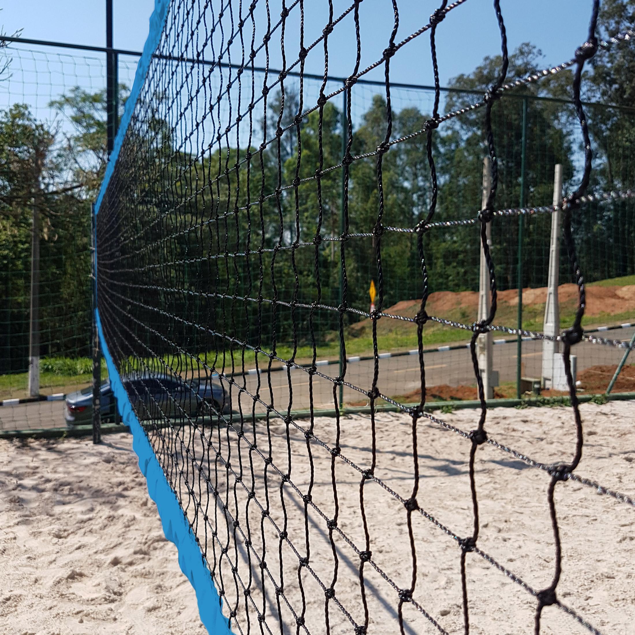 Miniatura Rede De Beach Tennis Oficial Azul Oceano