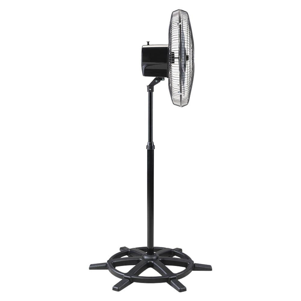 Miniatura Ventilador Oscilante De Coluna 50cm 6 Pás Grade De Aço Bvolt Bivolt