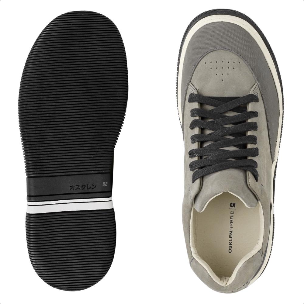 Tênis Osklen Hybrid Laces OIL Masculino Cinza / Preto - 39