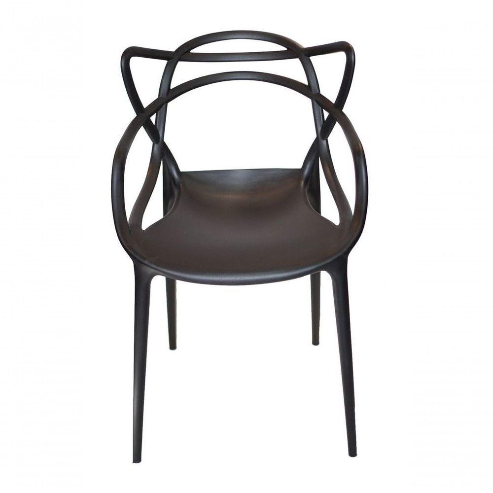 Miniatura Kit 2 Cadeiras Allegra Preta