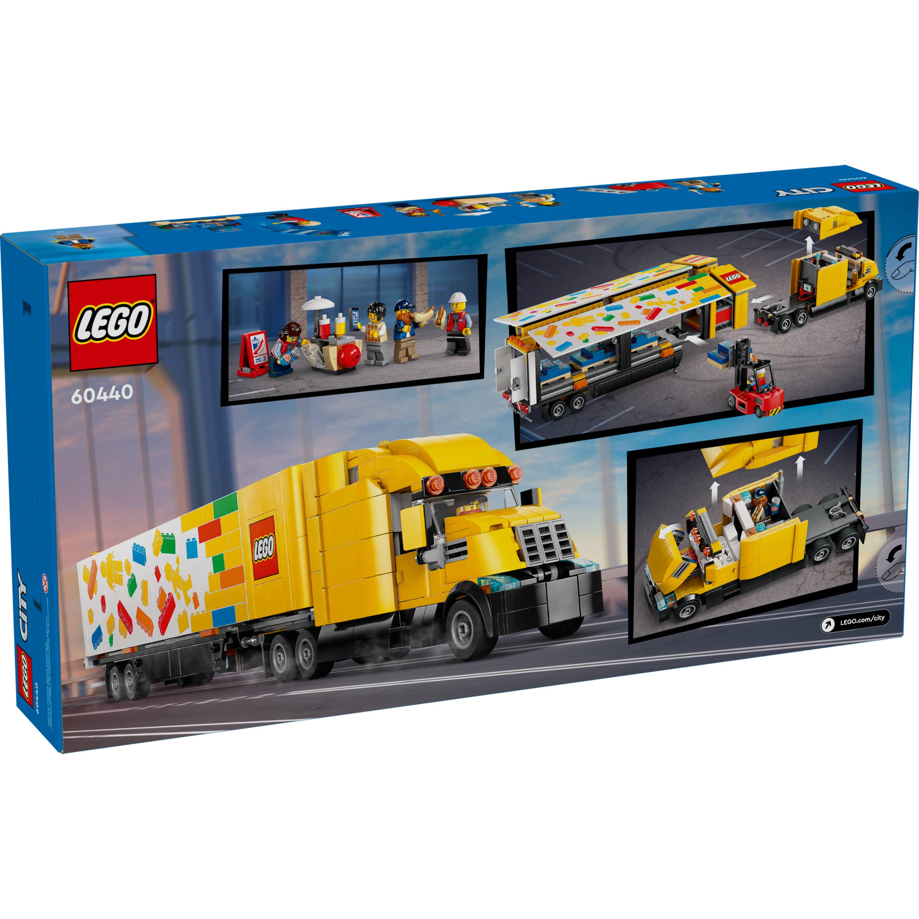 LEGO City - Caminhão de entrega amarelo
