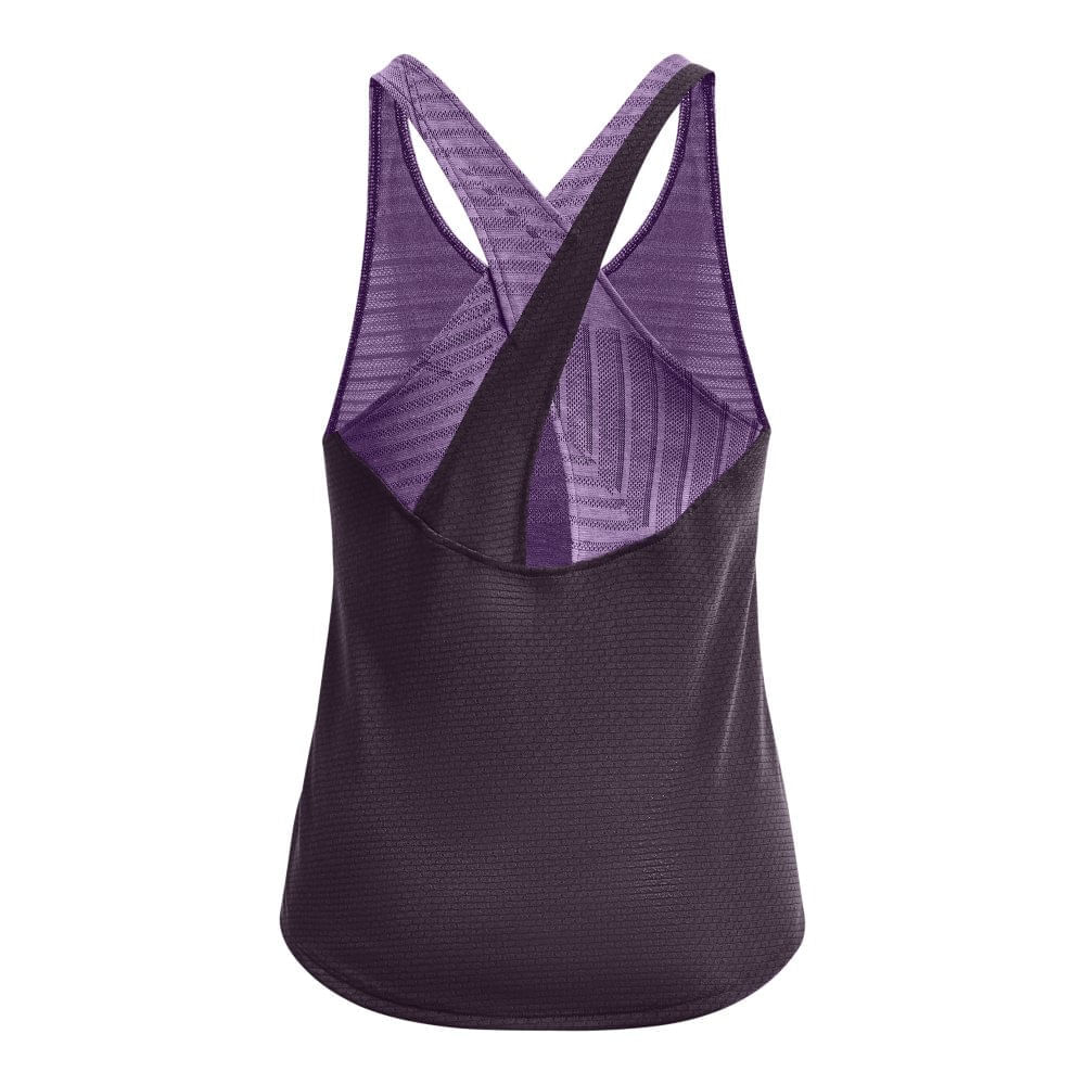 Miniatura Regata de Corrida Feminina Under Armour Streaker Deco Diamond Roxo - G