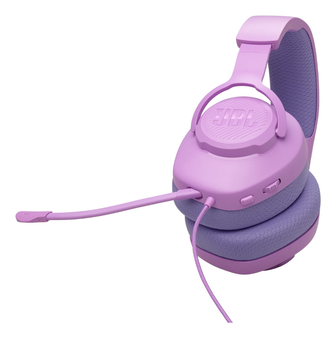 Miniatura Fone de Ouvido Headset Gamer Com Fio JBL Quantum 100m2 Com Microfone - Roxo