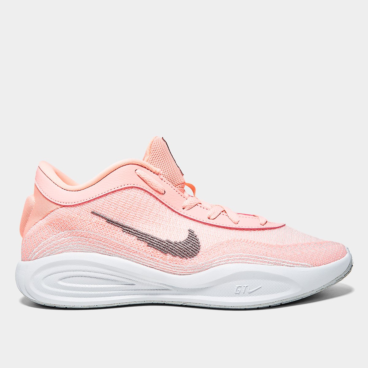 Miniatura Tênis Nike GT Team Hustle Academy Masculino Rosa+Cinza - 40