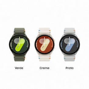 Miniatura Smartwatch Samsung Galaxy Watch7 BT 40mm Tela Super AMOLED de 1.31", Bluetooth, Wi-Fi, GPS, NFC e Google Wear OS - Verde