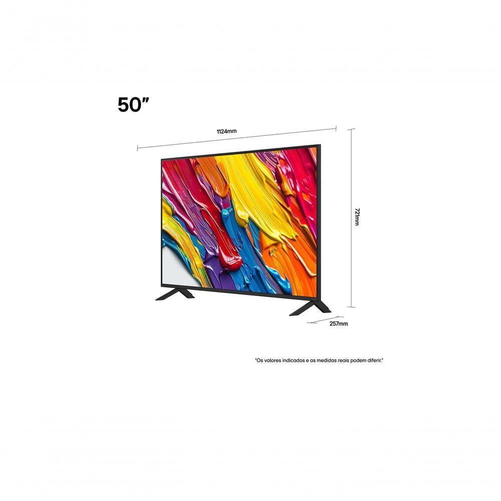 Smart TV LG QNED AI 4K QNED82 de 50 Polegadas 2025 50QNED82ASG.AWZ Bivolt