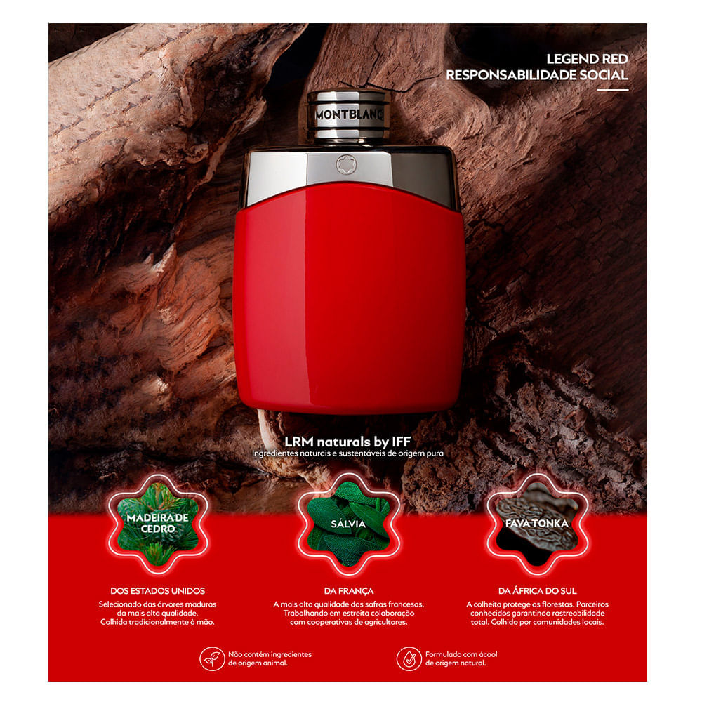 Legend Red Montblanc – Perfume Masculino – Eau de Parfum 100ml