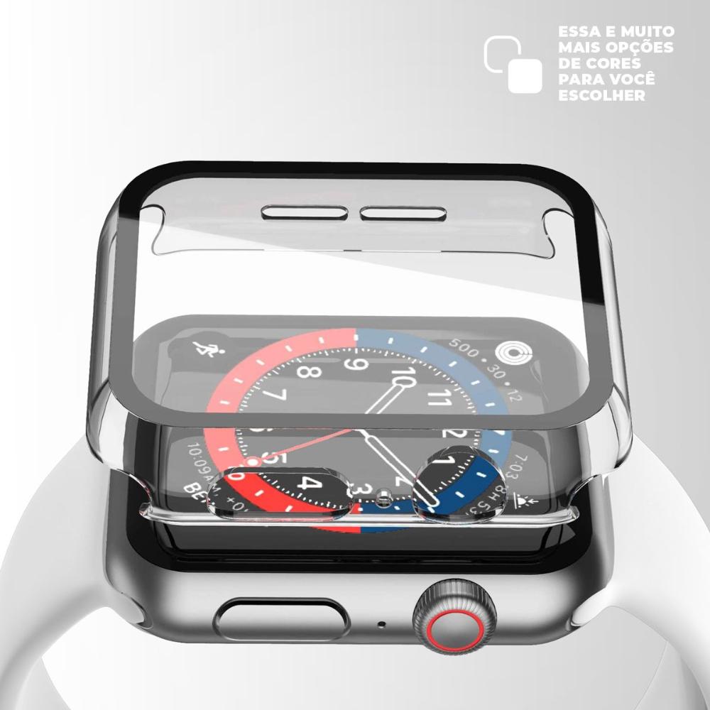 Miniatura Case para Apple Watch 38MM - Armor - acompanha película integrada na case - Transparente - Gshield