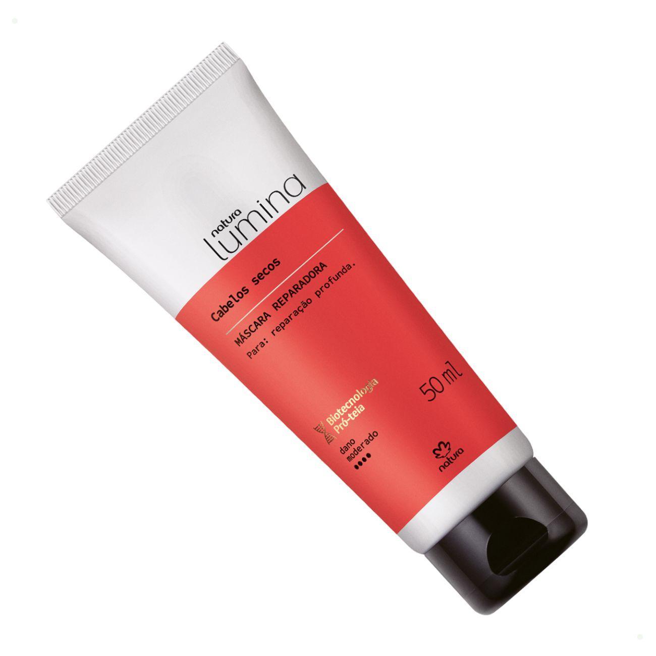 Miniatura Mini Máscara Reparadora Cabelo Seco Lumina Natura 50Ml Ref