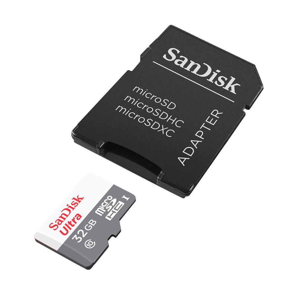 Miniatura Cartão de Memoria 32gb Micro Sd Cl10 80mb/s Ultra SDSQUNS 64 gb - Cartão de memória - Sandisk