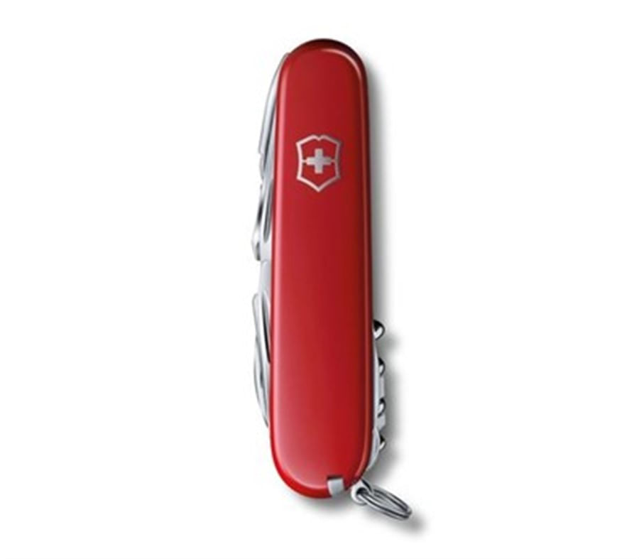 Combo Multiferramenta SwissChamp + Cordão de Pescoço Vermelho vermelho