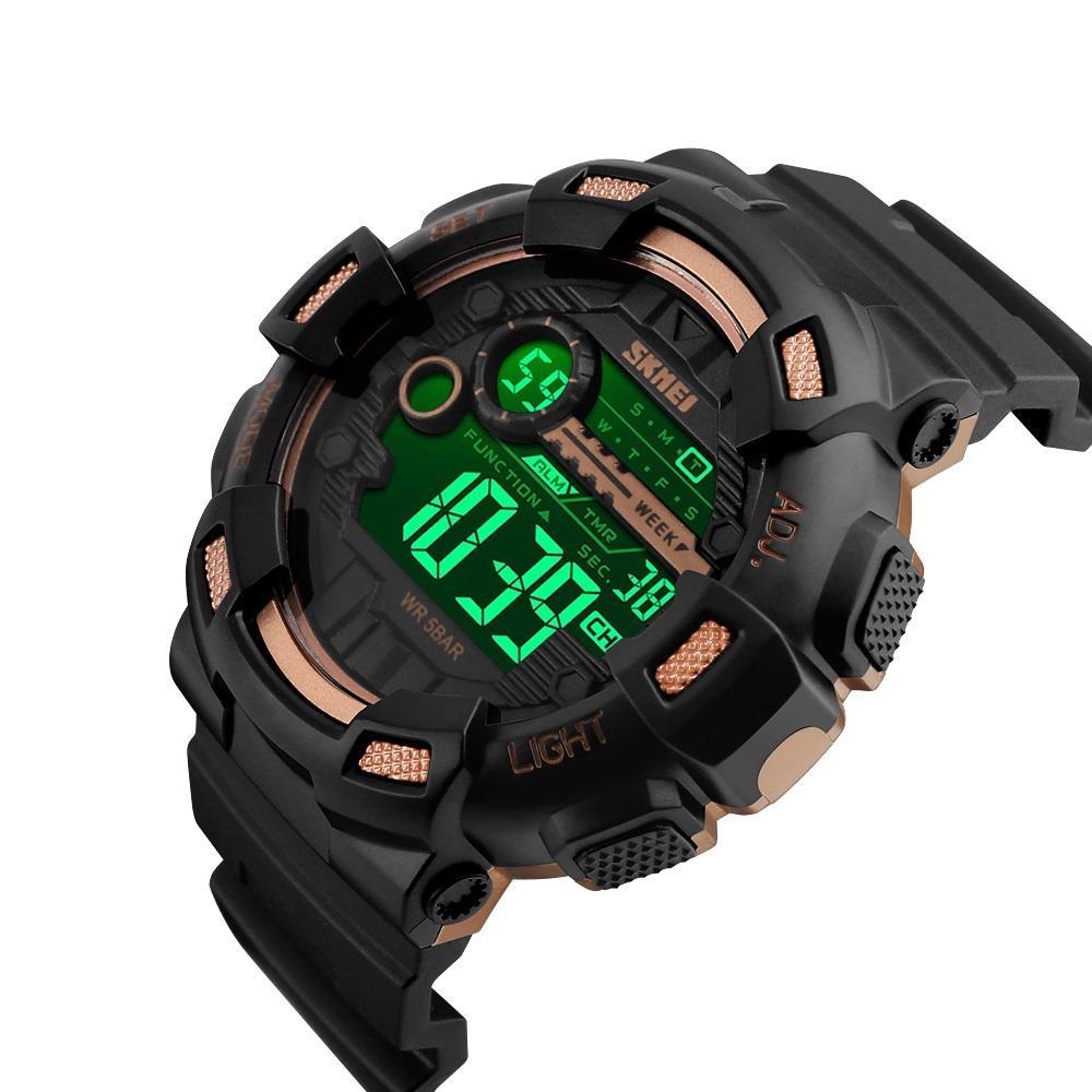 Miniatura Relógio Masculino Skmei 1243 Esportivo Digital Preto
