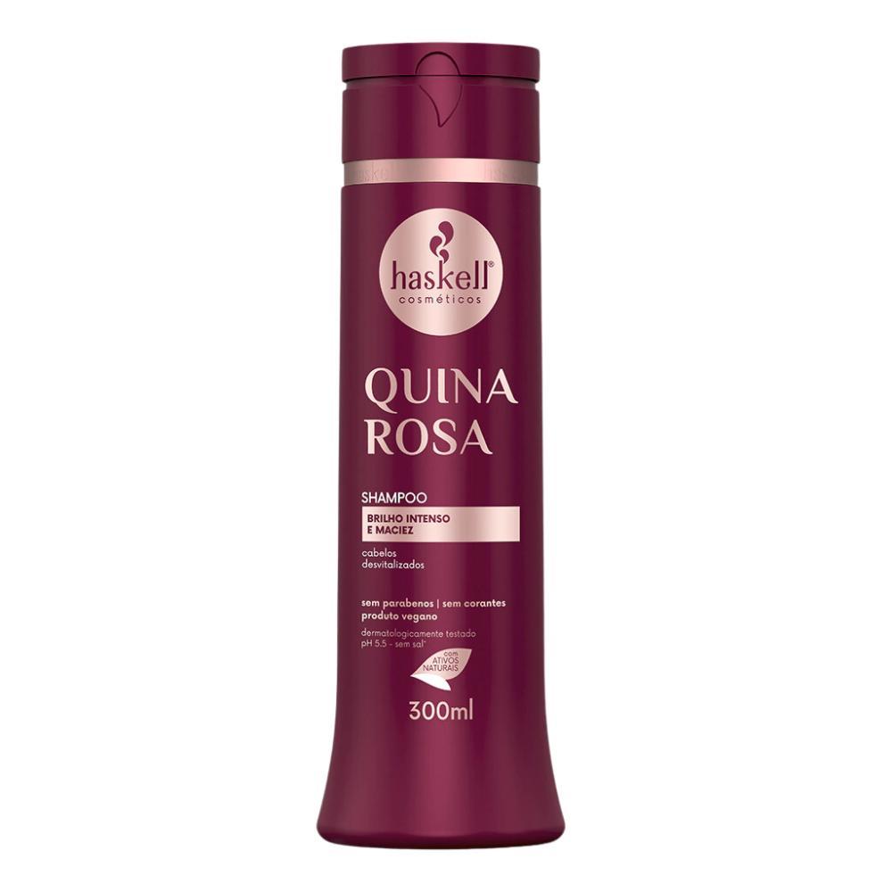 Miniatura Quina Rosa Haskell Shampoo, Condicionador E Máscara 300Ml/G