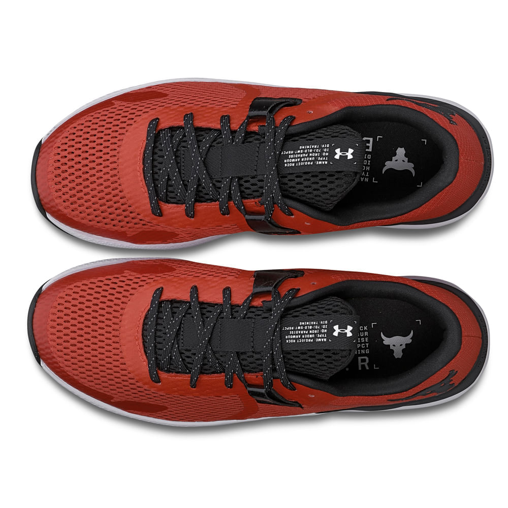 Miniatura Tênis de Treino Masculino Under Armour Project Rock BSR 2 Vermelho - 39