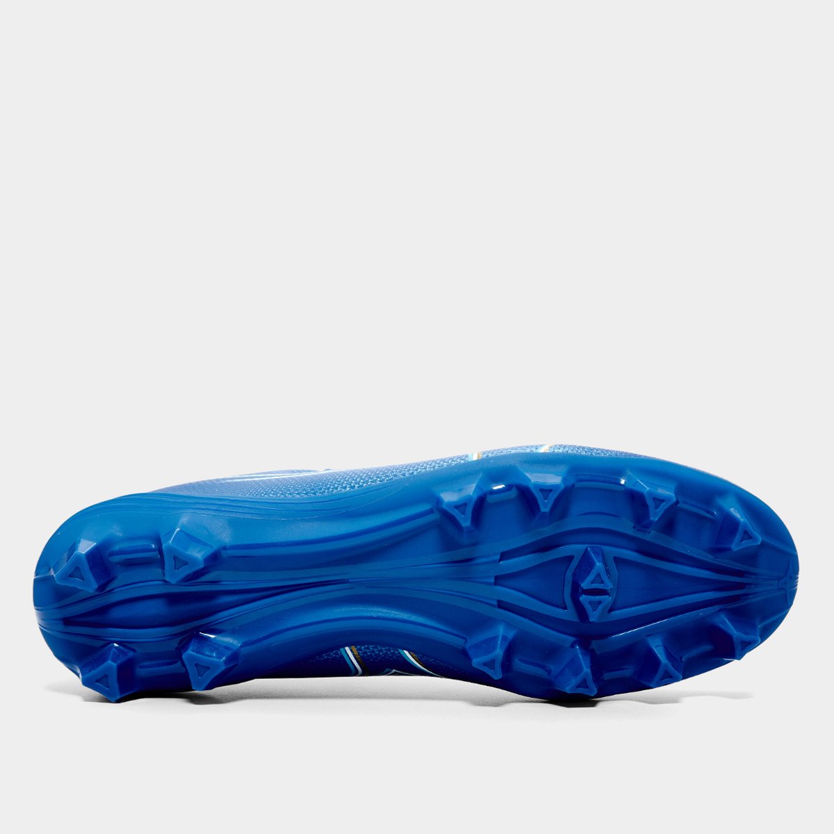 Miniatura Chuteira Campo A Mizuno Select Unissex Azul+Branco - 38