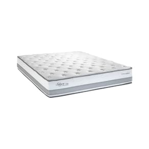 Miniatura Colchão Queen Size Herval Silver com Pillow Top e Molas Ensacadas 30x158x198cm - Cinza
