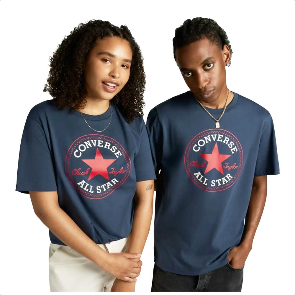 Miniatura Camiseta Converse All Star Patch Standart Fit Azul / Marinho - EGG