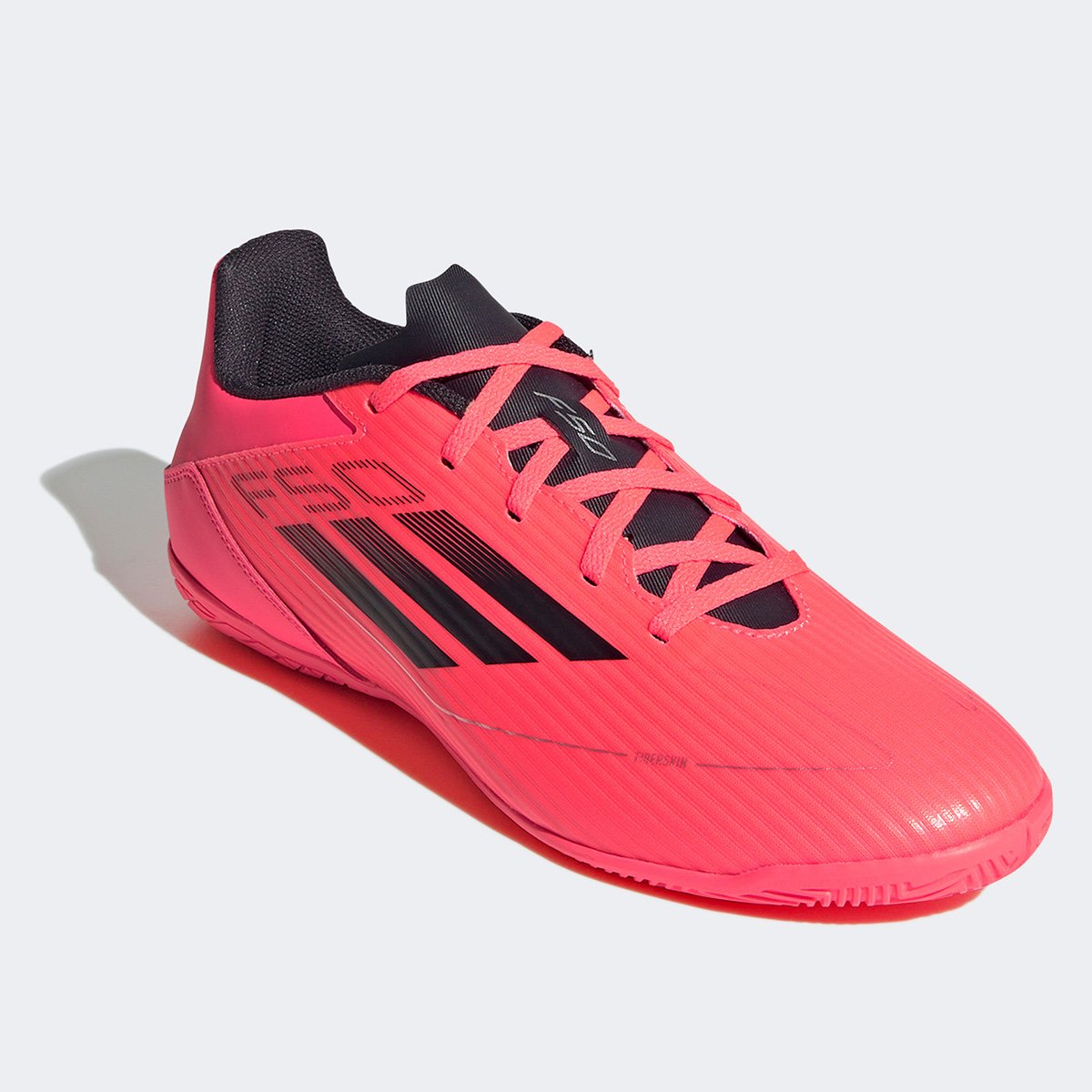 Miniatura Chuteira Futsal Adidas F50 Club Unissex Rosa+Preto - 41