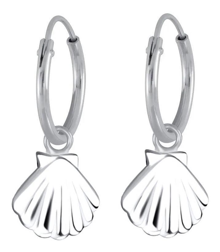 Brinco De Prata 925 Masculino Argola Pingente A Escolha