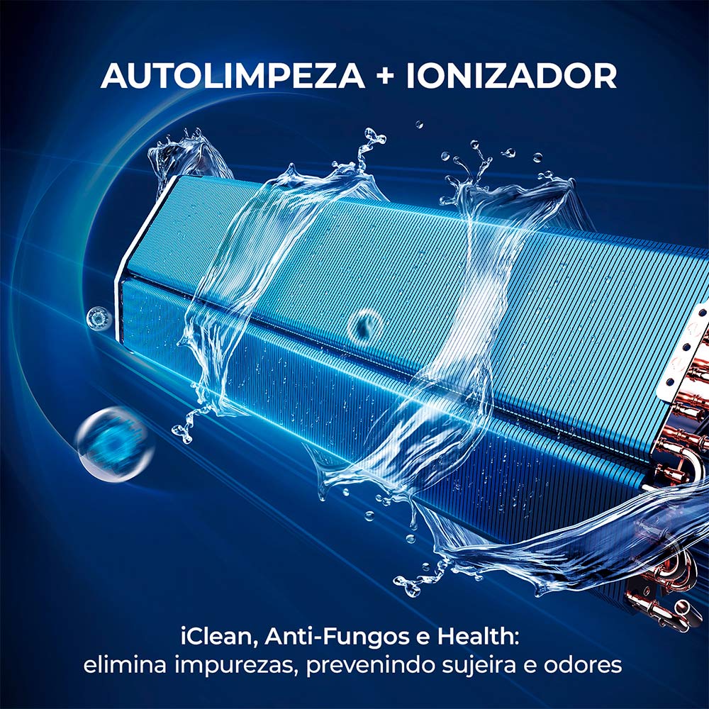 Ar Condicionado Split 9000 BTU's Inverter Externa Aiwa Branca 220V Branco - 220V