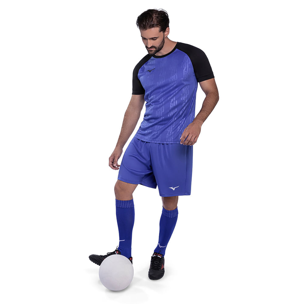 Miniatura Camiseta Mizuno Futebol II Masculina Azul - M