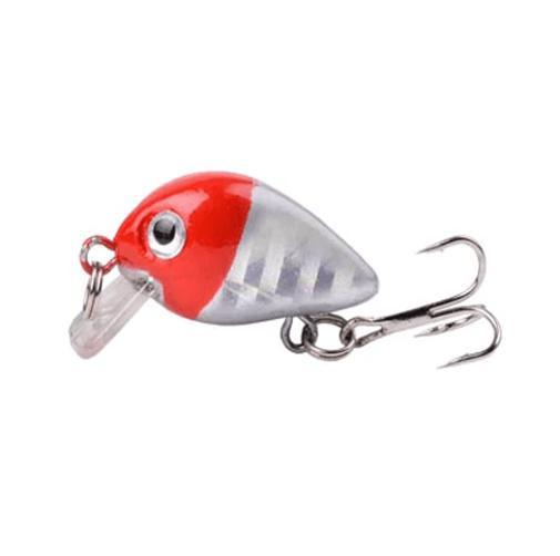 Kit 10 Mini Isca Artificial De Pesca 2,5Cm Tucunare Tilapia