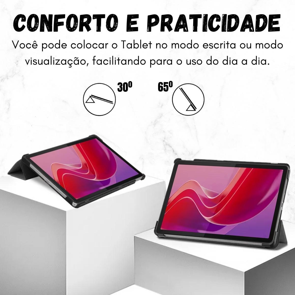 Miniatura Capa Smart Case Magnética Para Lenovo Tab K11 (11 Polegadas)