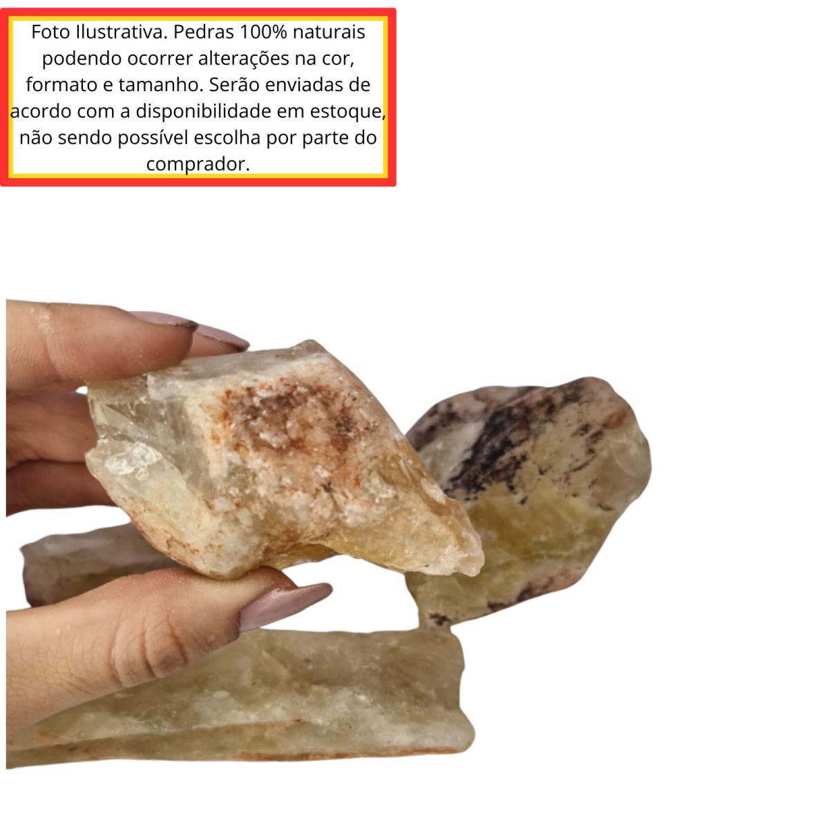 Miniatura Pedra Natural Quartzo Ferruginoso Bruto 500 Gramas