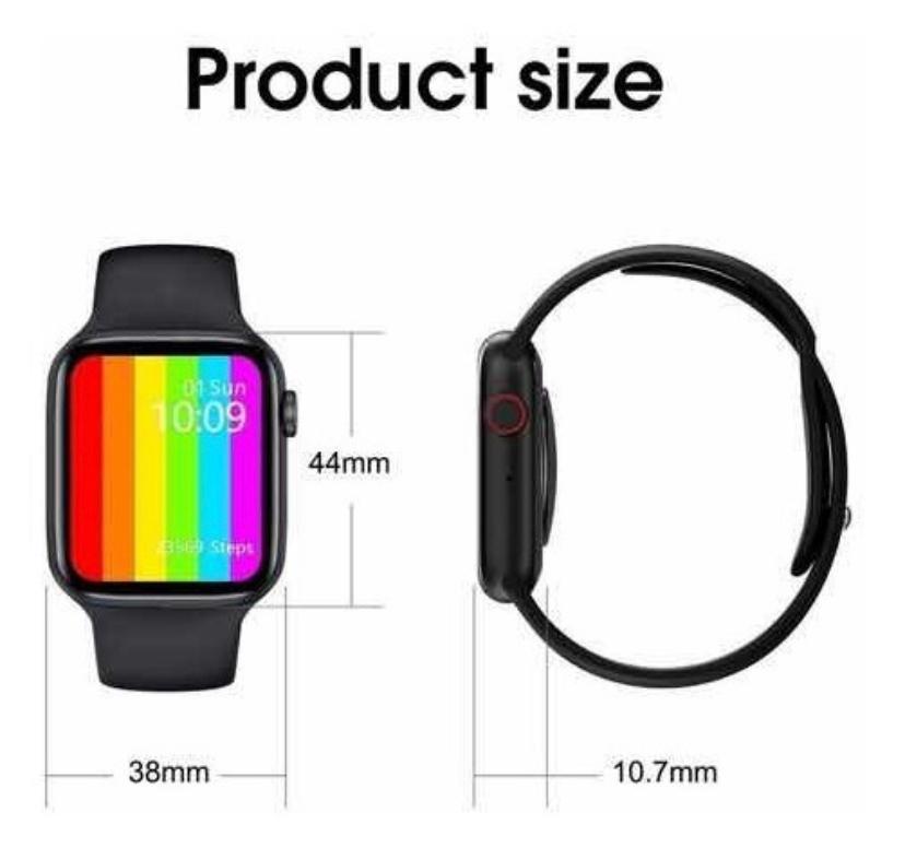 Miniatura Smartwatch Iwo12 Lite Pro Serie 6 Feminino Masculino Top Nfe Homologação: 43571603030