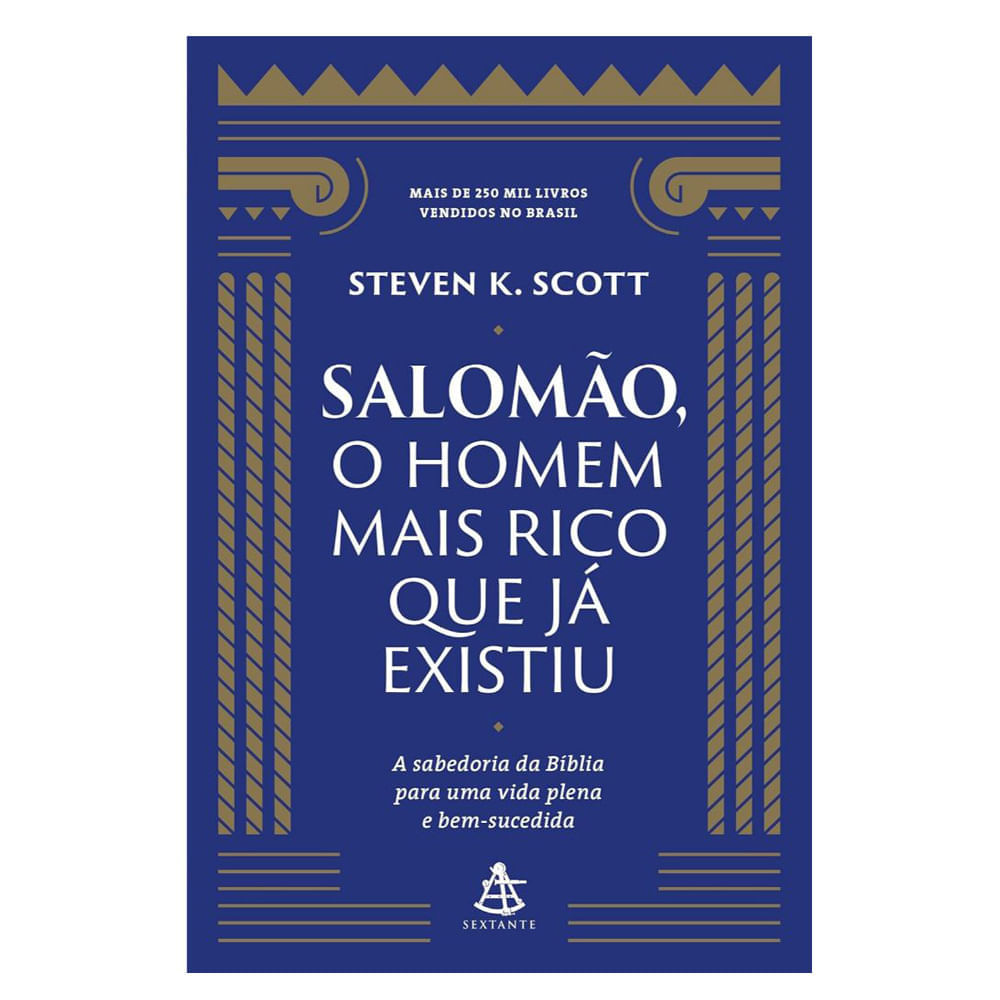Miniatura Livro Salomão O Homem Mais Rico Que Já Existiu Editora Sextante Steven K.Scott
